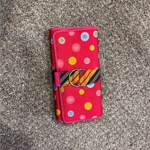 Tommy Hilfiger Pink Checkbook Wallet Organizer Clutch